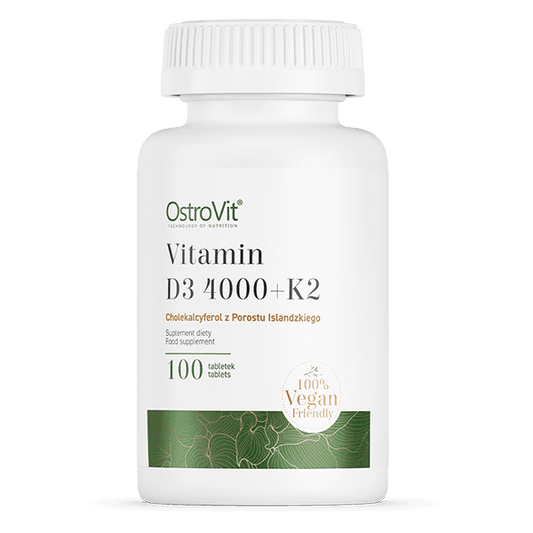 OstroVit Vitamine D3 4000 IE + K2 VEGE 100 tabletten